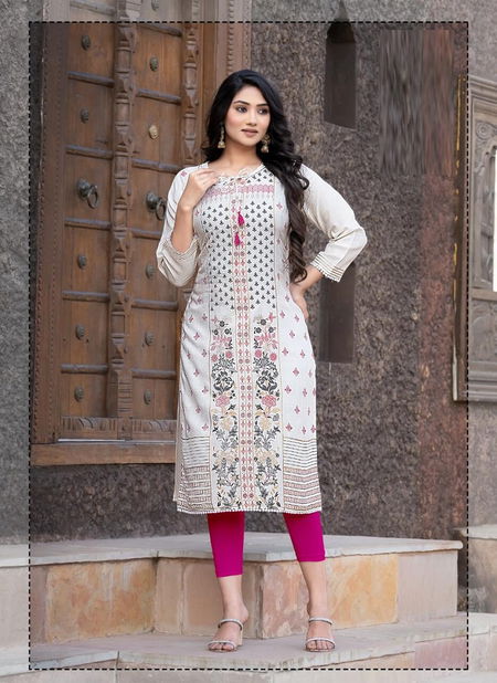 Hinaya Tiara 25 Ethnic Wear Wholesale Designer Kurtis Catalog
 Catalog